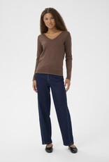 Saint-Tropez Saint Tropez - MilaSZ Long Sleeve V-Neck Chandail FW25
