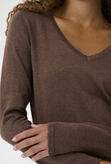 Saint-Tropez Saint Tropez - MilaSZ Long Sleeve V-Neck Chandail FW25