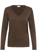 Saint-Tropez Saint Tropez - MilaSZ Long Sleeve V-Neck Chandail FW25