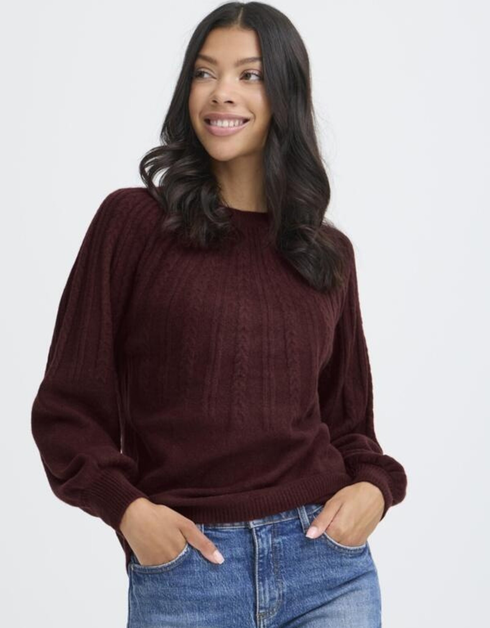 B.Young - BYmagge Cable Chandail FW25
