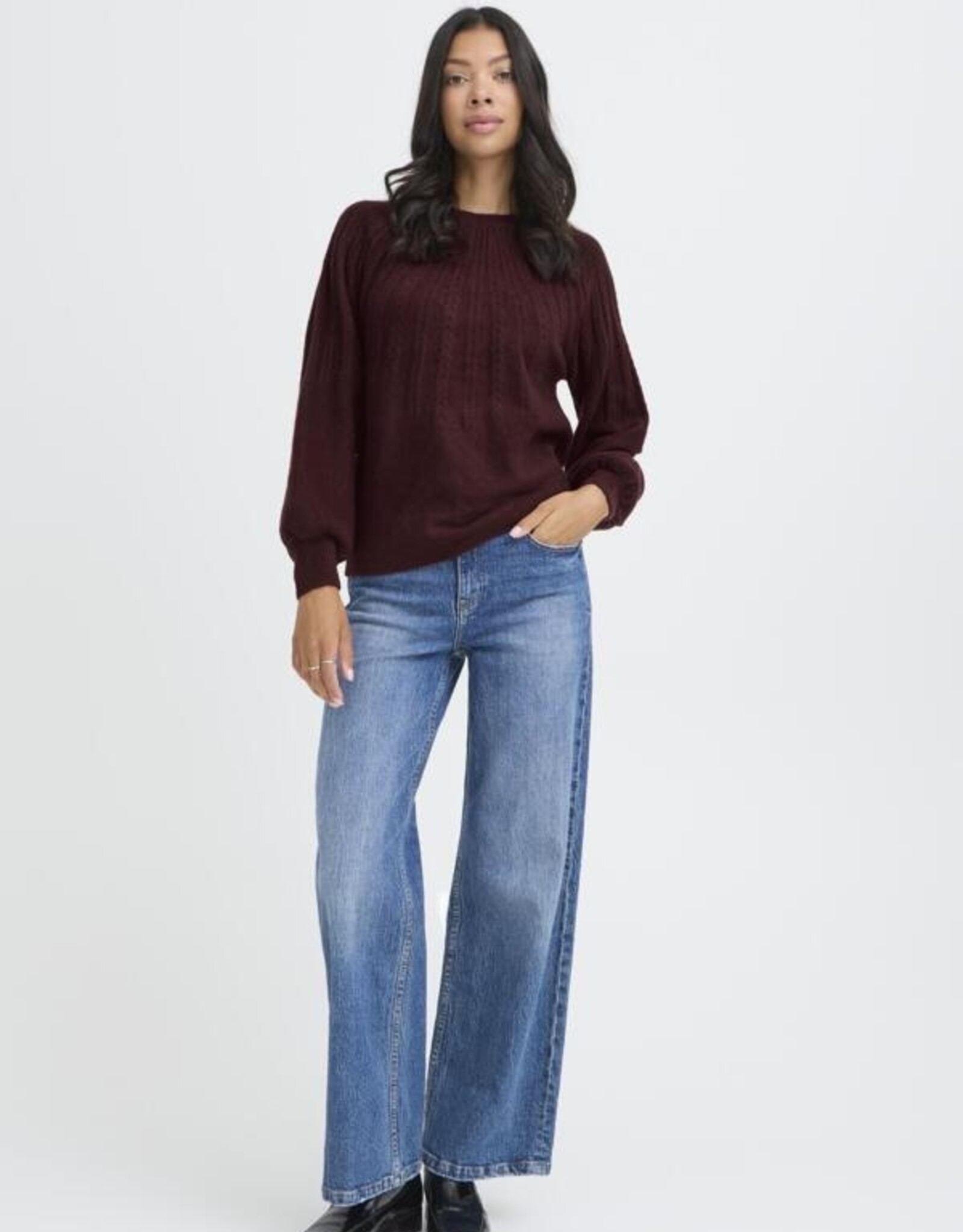 B.Young - BYmagge Cable Chandail FW25