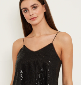 Apricot Apricot - Sequin Cami Haut FW25
