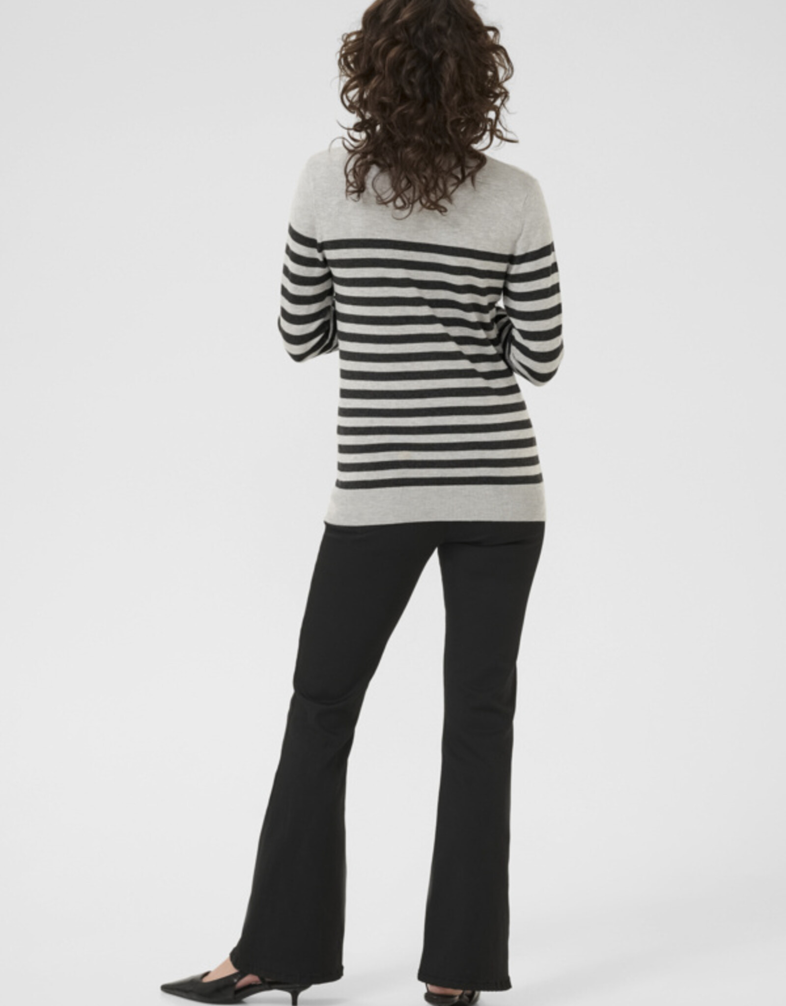 Kaffé Kaffe - KAlizza Striped Col roulé FW25