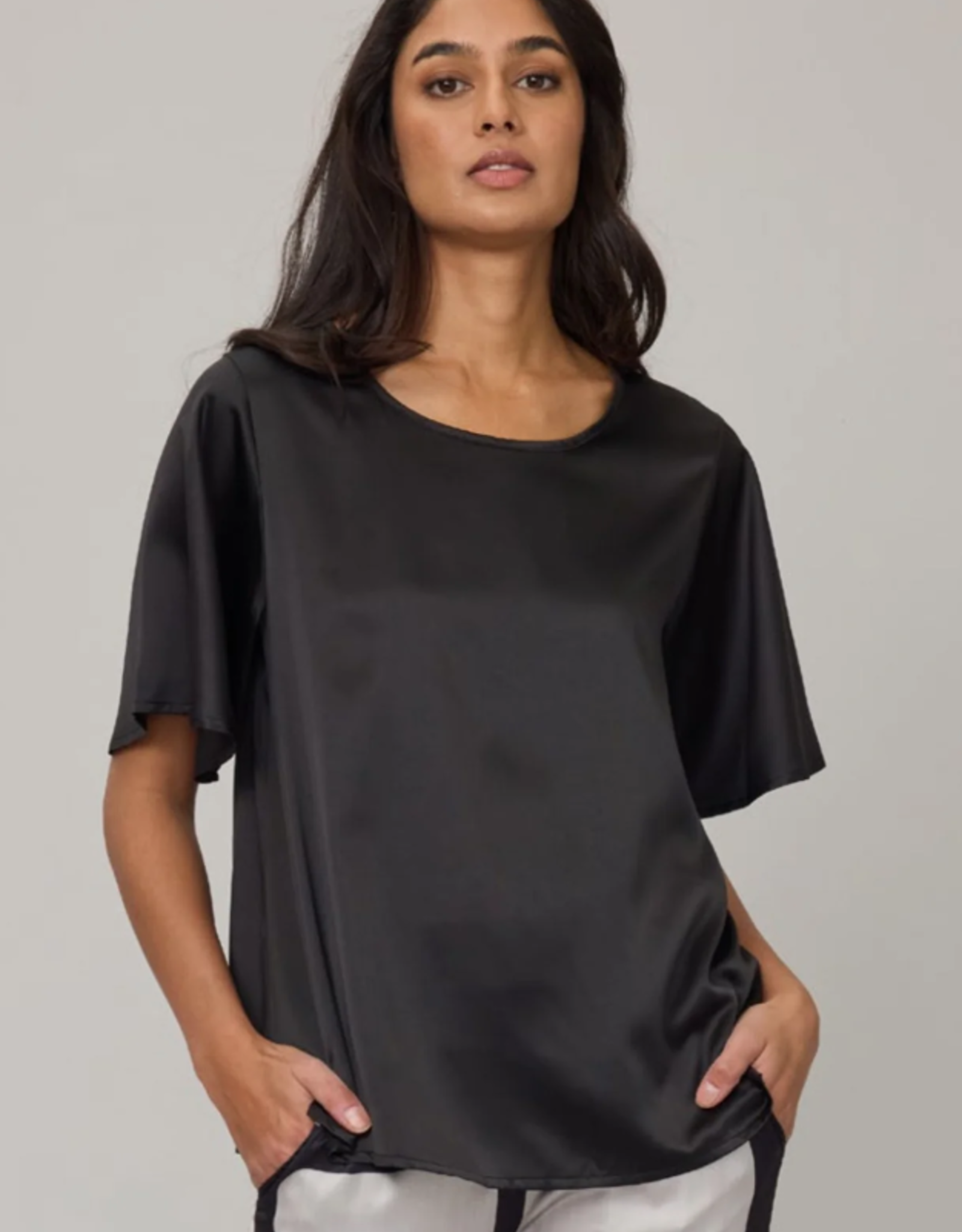Pistache Pistache - 424220 Satin Flutter Haut FW25