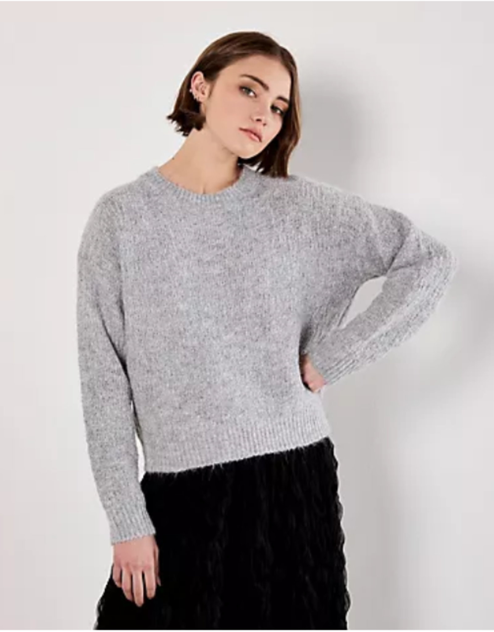Apricot Apricot - Bow Back Lurex Fuzzy chandail FW25