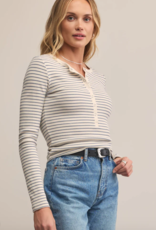 Z Supply Z Supply - ZT253381 Stella  Henley Rayé FW25