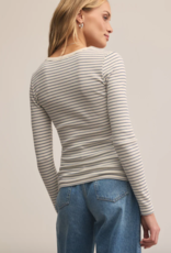 Z Supply Z Supply - ZT253381 Stella  Henley Rayé FW25