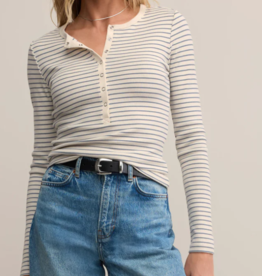 Z Supply Z Supply - ZT253381 Stella  Henley Rayé FW25