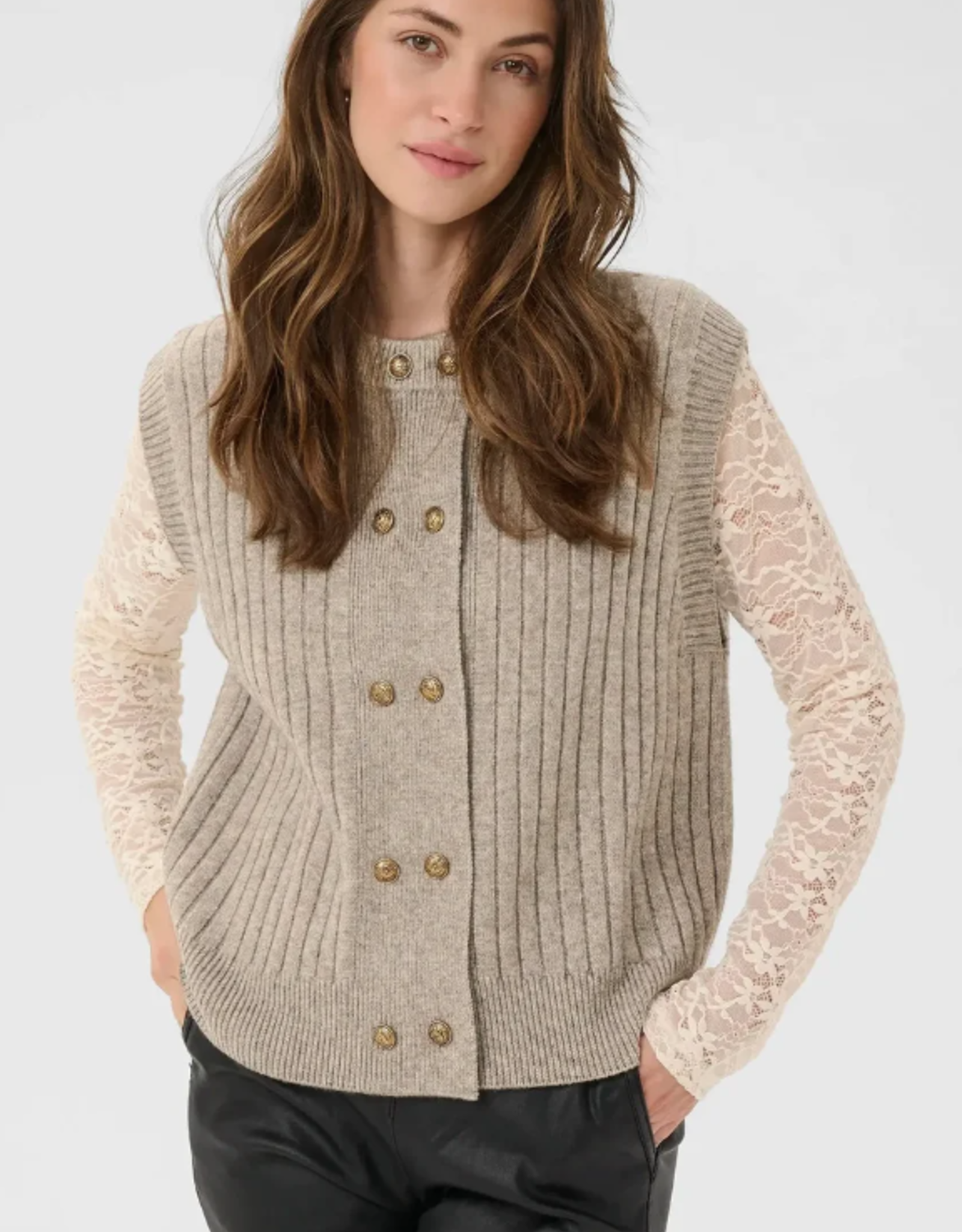 Cream Cream - CREroka Knit Veste sans manches FW25