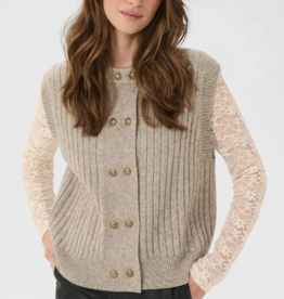 Cream Cream - CREroka Knit Slipover FW25 Cream Cream - CREroka Knit Slipover FW25