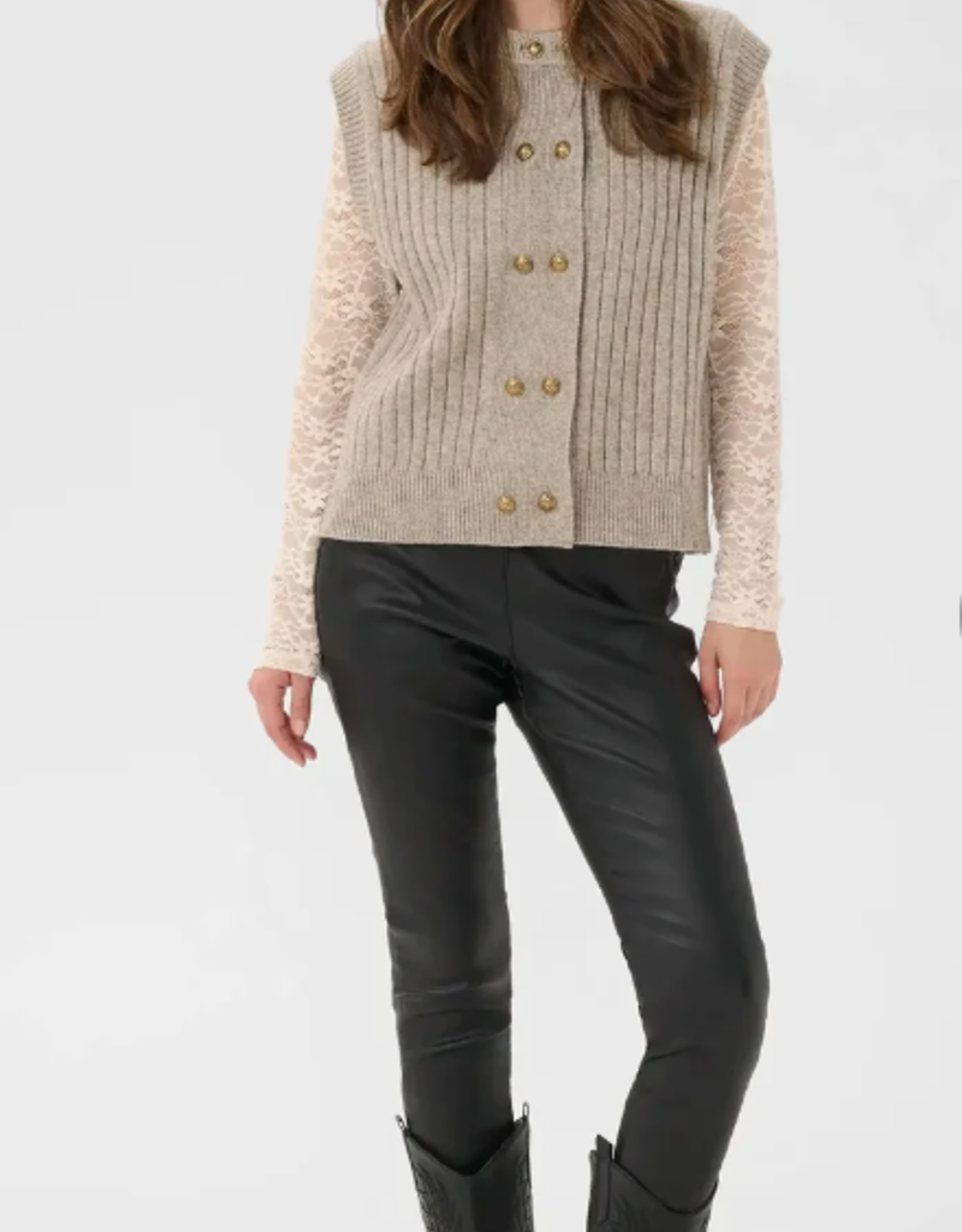 Cream Cream - CREroka Knit Veste sans manches FW25