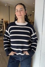 Pistache Pistache - Y-9375 Striped Crewneck FW25