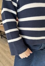 Pistache Pistache - Y-9375 Striped Crewneck FW25