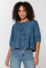 Velvet Heart Velvet Heart - Lamont Bow Blouse FW25