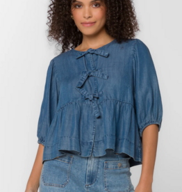 Velvet Heart Velvet Heart - Lamont Bow Blouse FW25