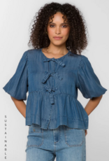 Velvet Heart Velvet Heart - GLW-24498 Polished Prep Blouse FW25