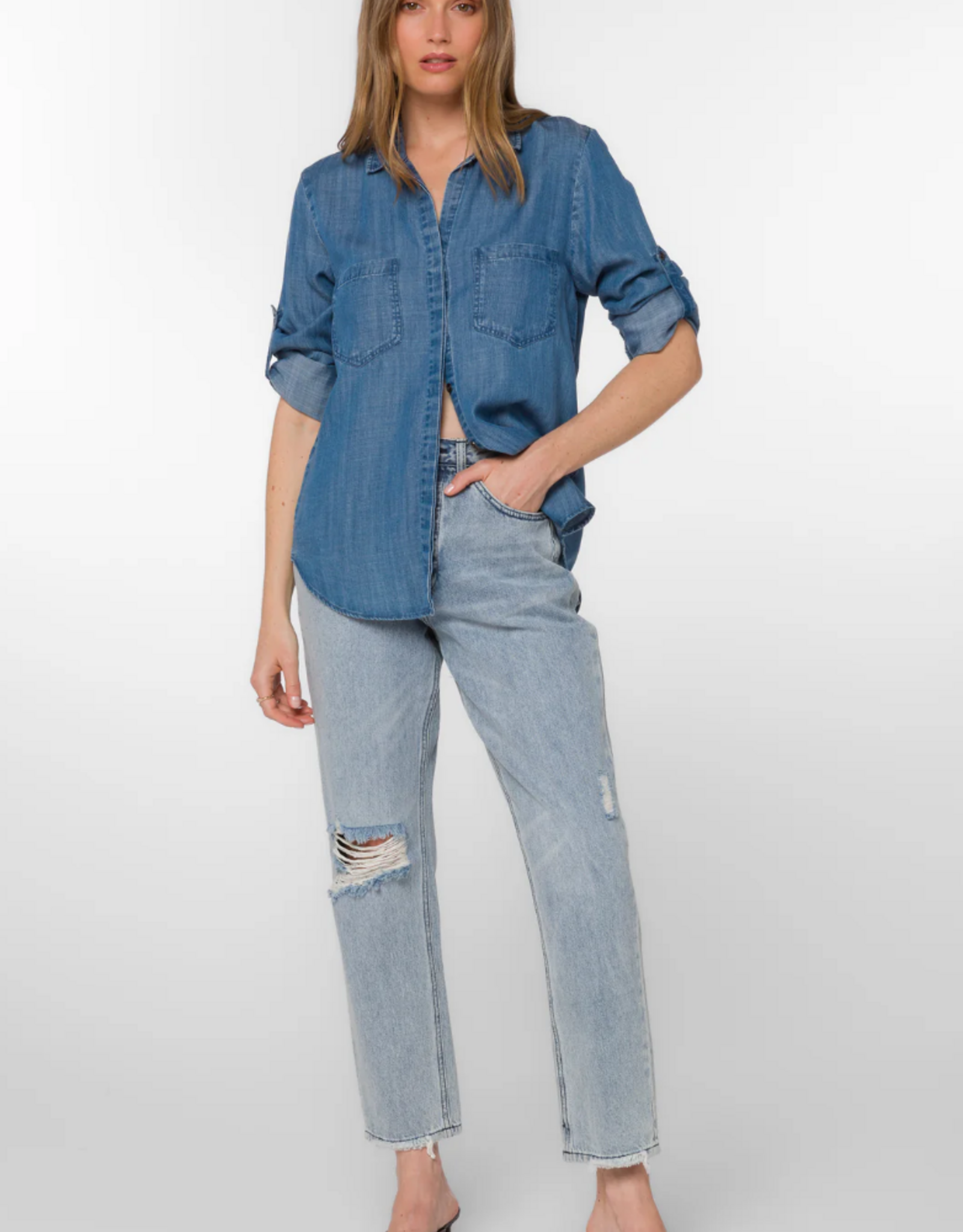 Velvet Heart Velvet Heart - Riley Polished Prep blouse FW25