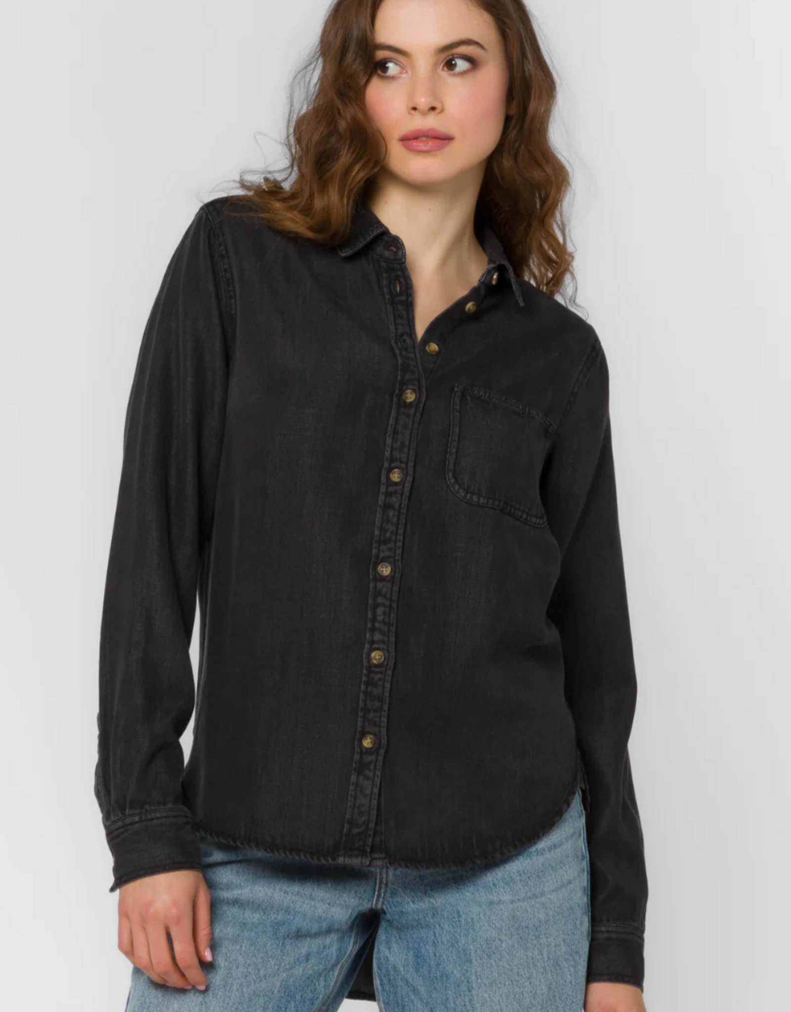 Velvet Heart Velvet Heart - Bennet Chemise Noire Denim FW25