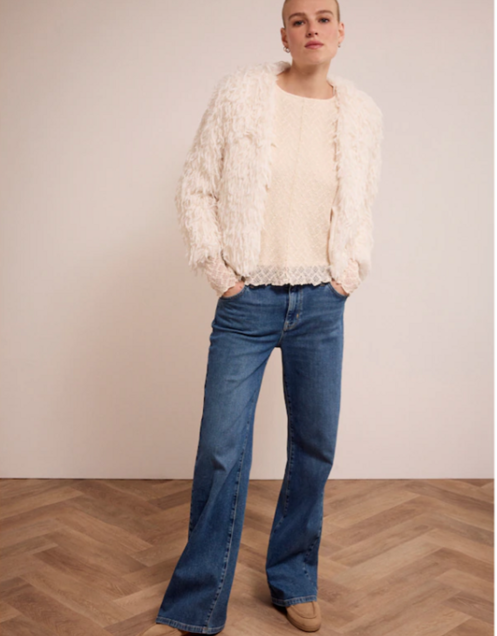 Tramontana Tramontana - C2217801  Faux Fur Feather Jacket FW25