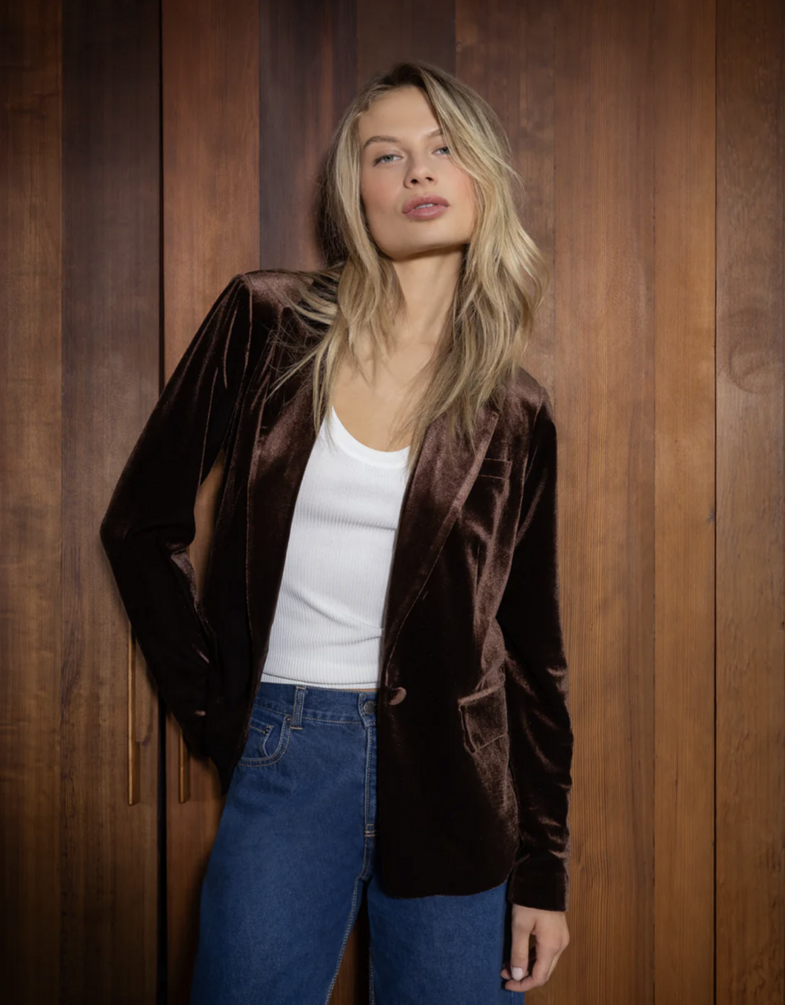Velvet Heart - Lizzy velvet blazer FW25