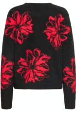 b. young B.Young- Byomea  Flower pullover FW25