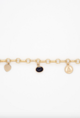 Flora Ciccarelli Flora Ciccarelli- 25P- 003-B Bracelet trois breloques Nella