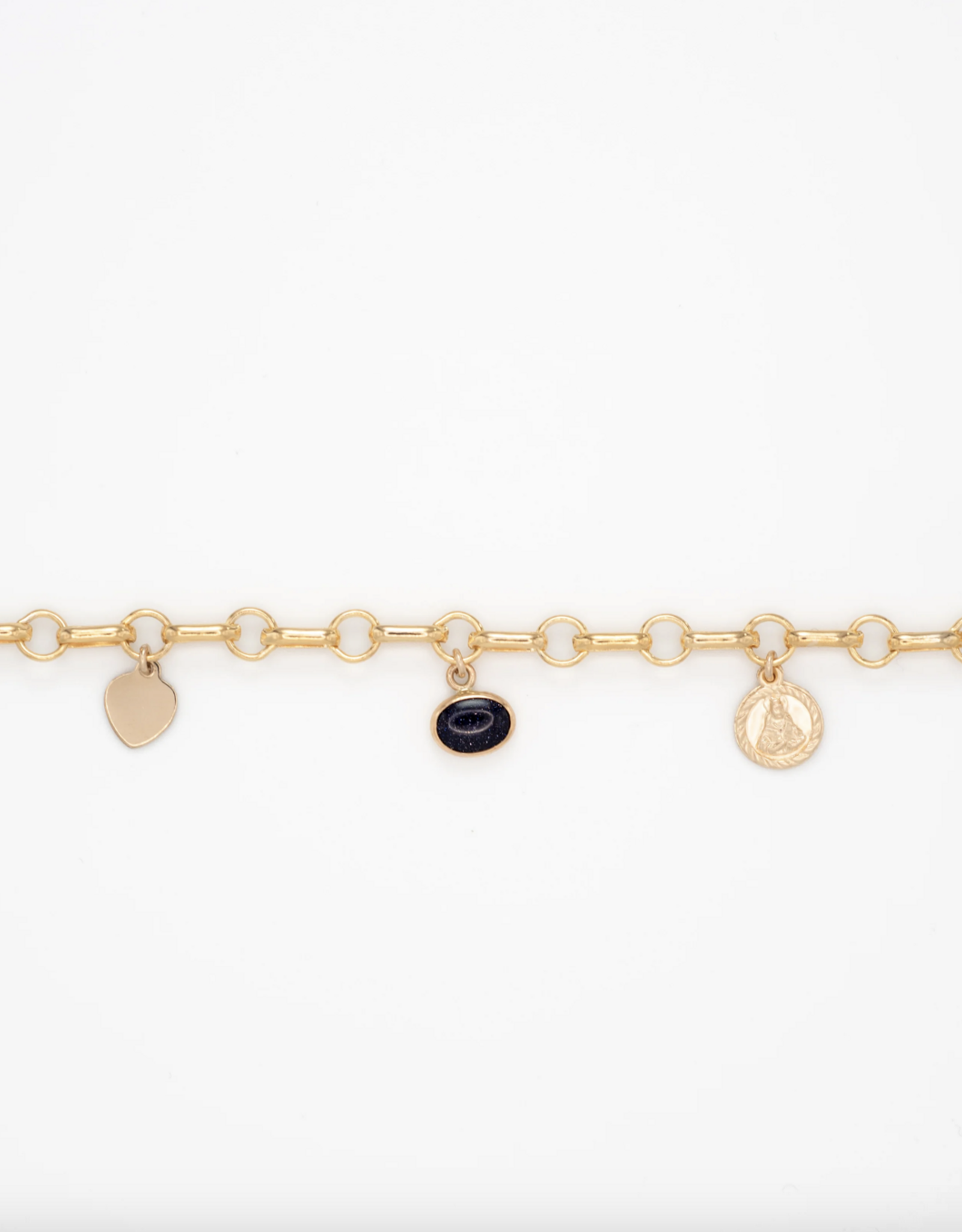 Flora Ciccarelli Flora Ciccarelli- 25P- 003-B Bracelet trois breloques Nella