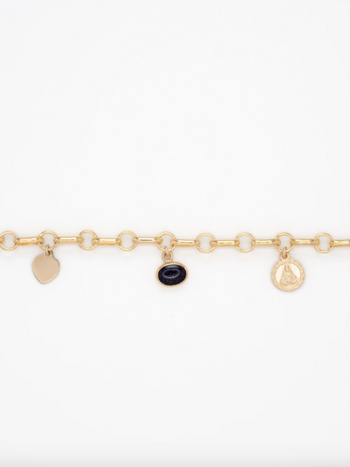 Flora Ciccarelli 25P- 003-B Bracelet trois breloques Nella