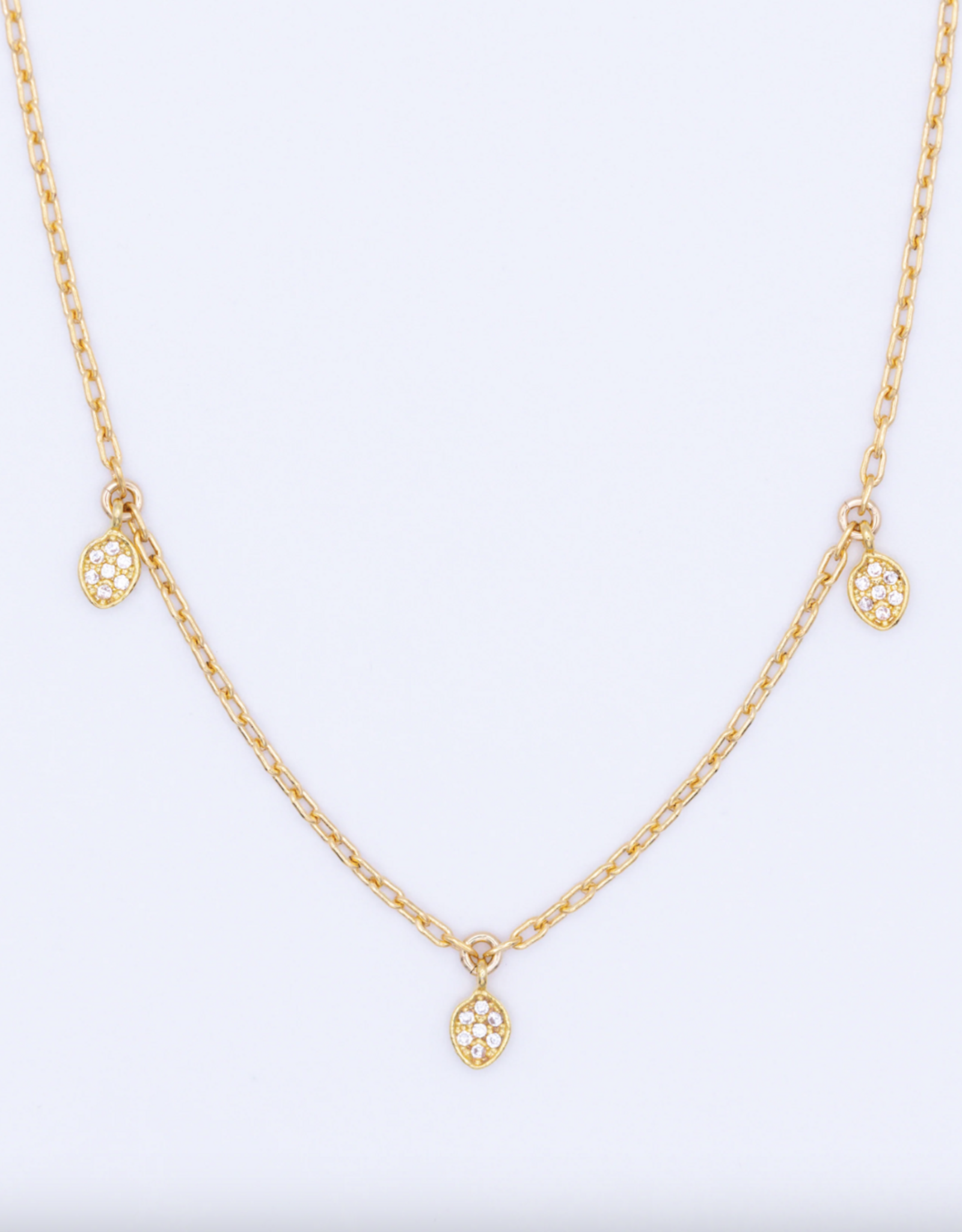 Flora Ciccarelli Flora Ciccarelli- 24P- 209 Collier Picini Gold + Zircon