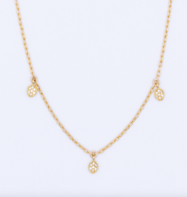 Flora Ciccarelli Flora Ciccarelli- 24P- 209 Collier Picini Gold + Zircon