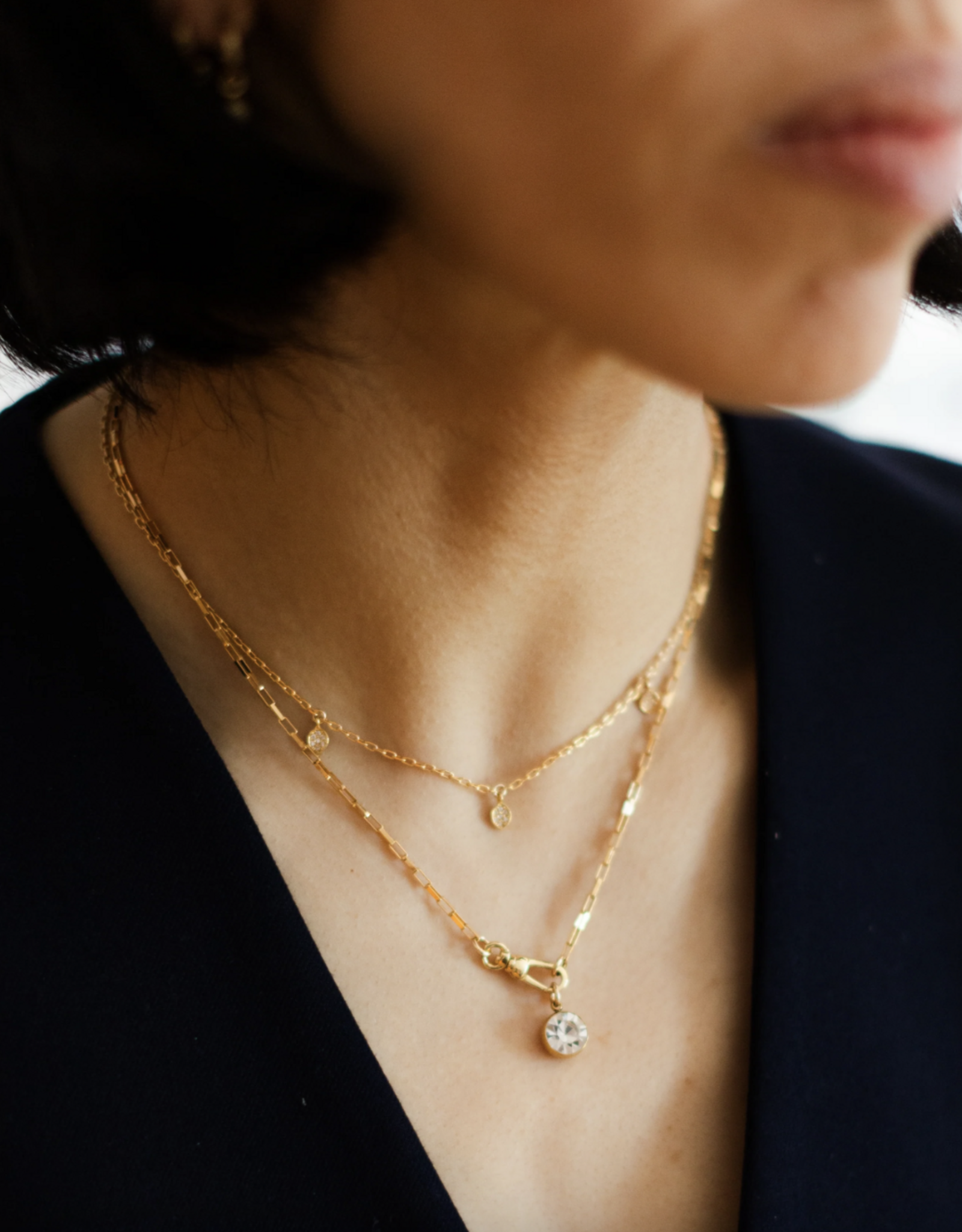 Flora Ciccarelli Flora Ciccarelli- 24P- 209 Collier Picini Gold + Zircon