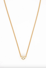 Flora Ciccarelli Flora Ciccarelli- 25P- 203 Collier Tanino Gold heart  15"