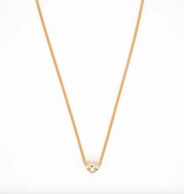 Flora Ciccarelli Flora Ciccarelli- 25P- 203 Collier Tanino Gold heart  15"