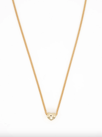 Flora Ciccarelli 25P- 203 Necklace Tanino Gold heart  15"
