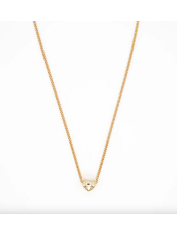 Flora Ciccarelli Flora Ciccarelli- 25P- 203 Collier Tanino Gold heart  15"