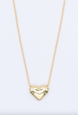 Flora Ciccarelli Flora Ciccarelli- 24P- 201 Collier Heart Per Tano Gold 18"