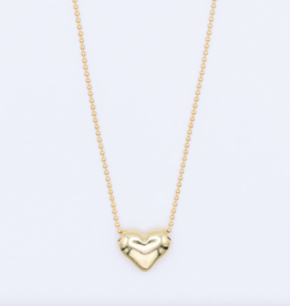 Flora Ciccarelli Flora Ciccarelli- 24P- 201 Collier Heart Per Tano Gold 18"