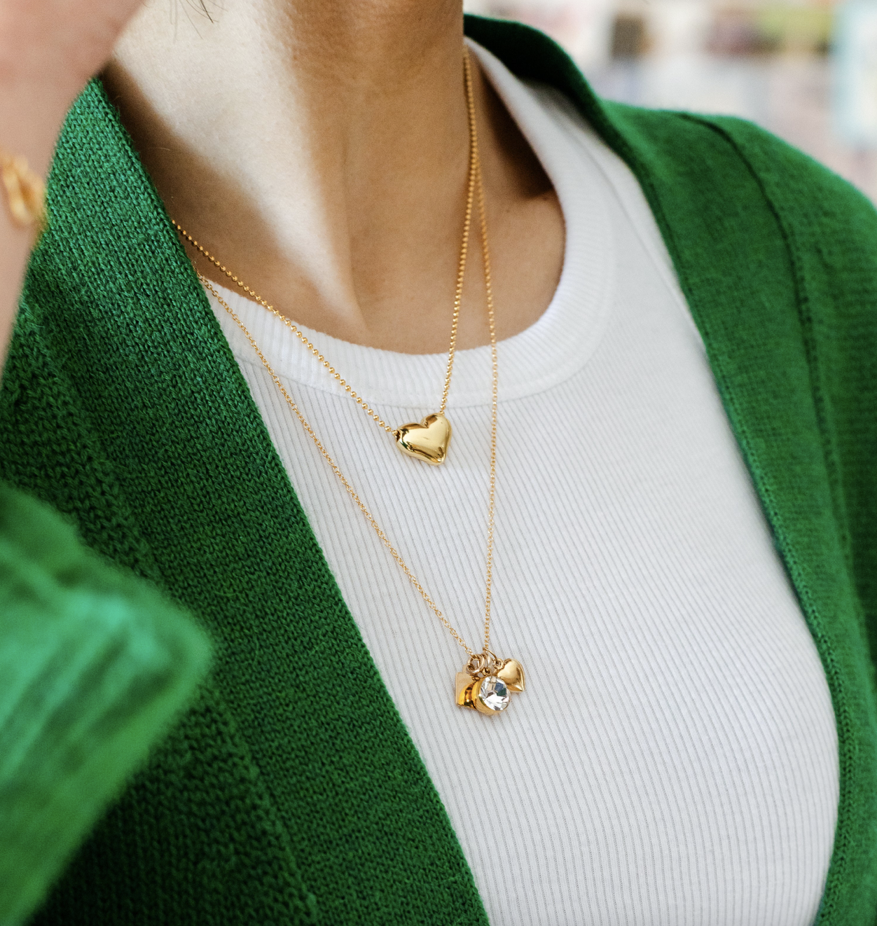 Flora Ciccarelli Flora Ciccarelli- 24P- 201 Collier Heart Per Tano Gold 18"