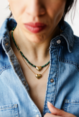 Flora Ciccarelli Flora Ciccarelli- 24P- 201 Collier Heart Per Tano Gold 18"