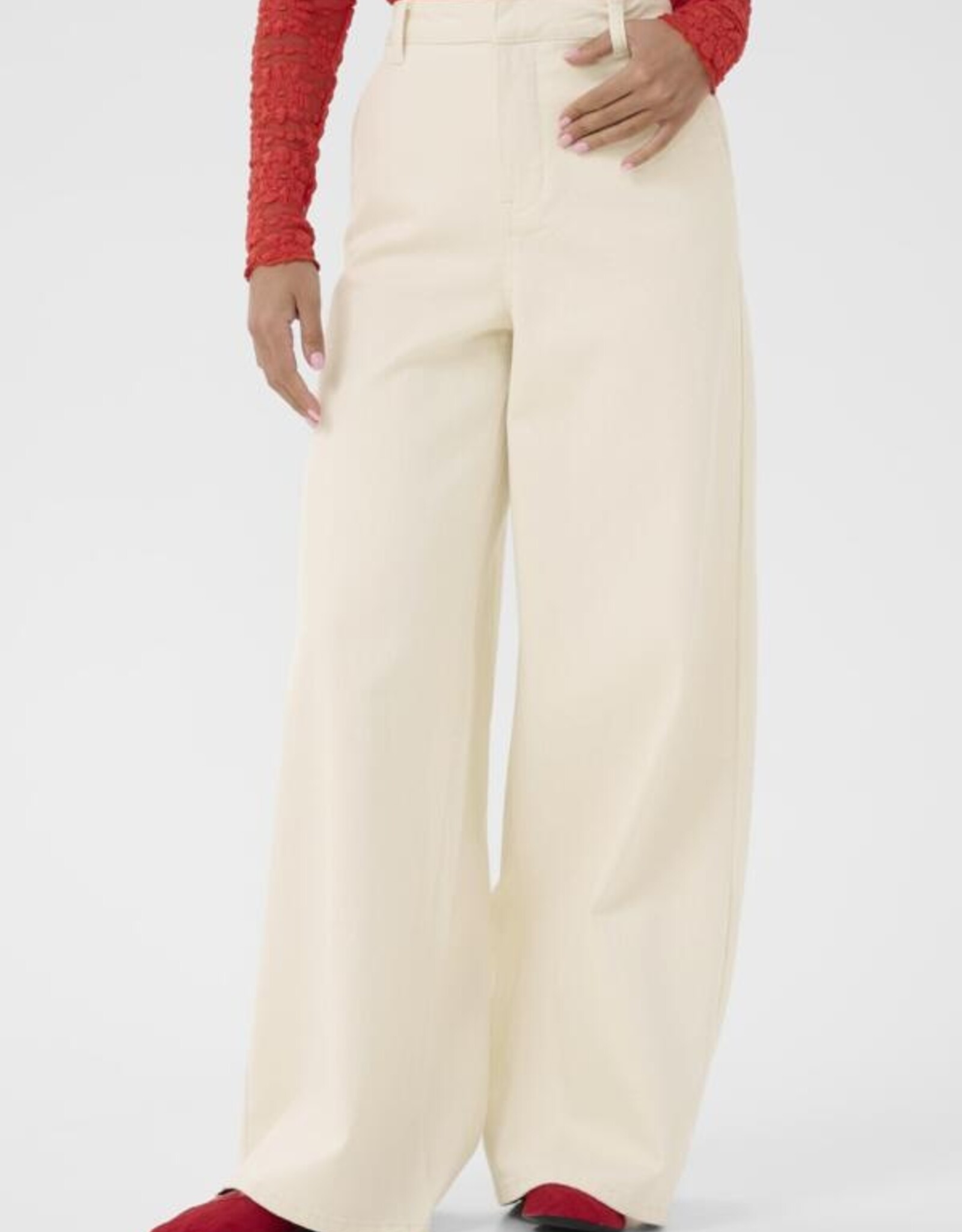Cream Cream - CRVisti Twill Pant SS26
