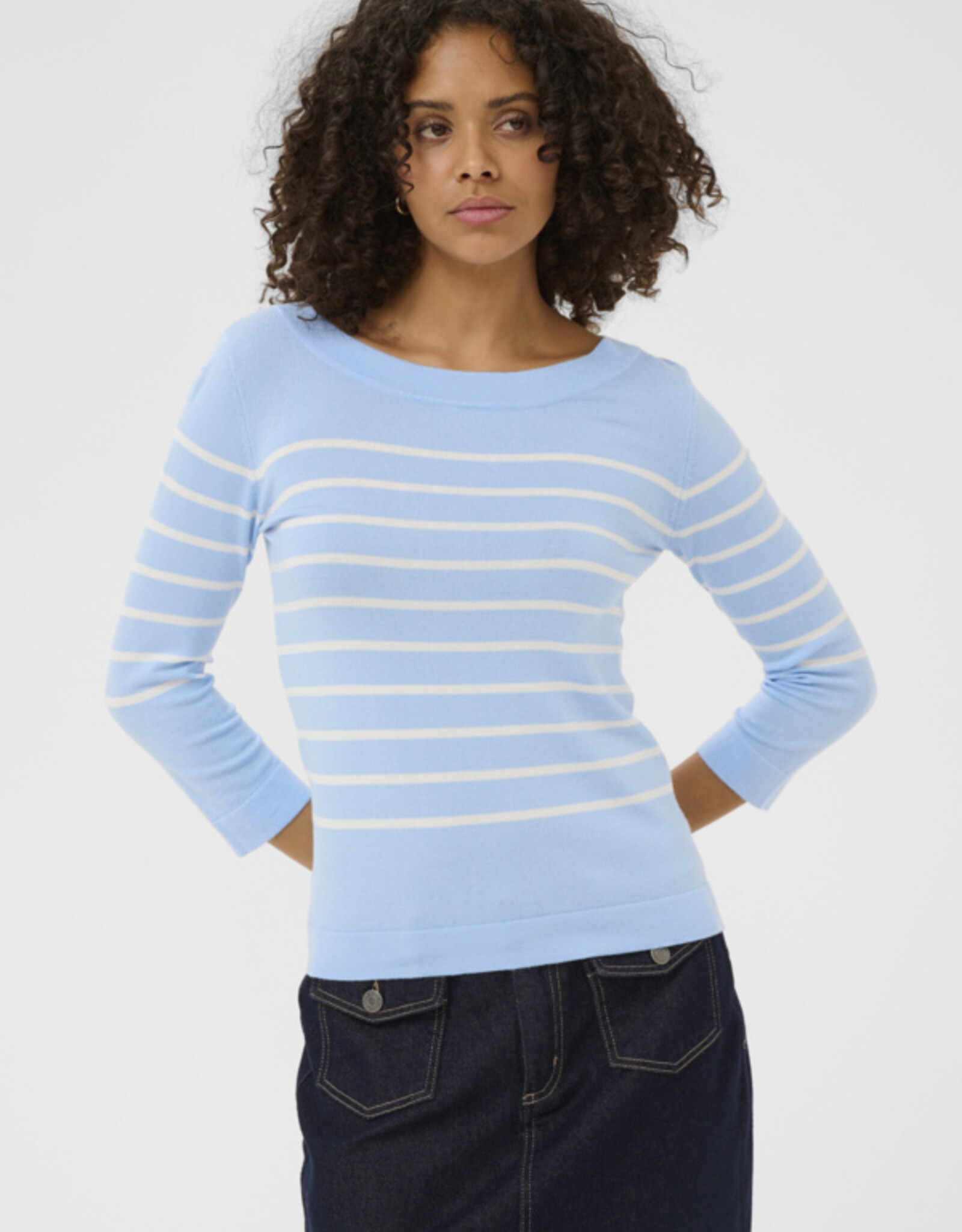 Kaffé Kaffe - KAlizza Boatneck Chandail SS26