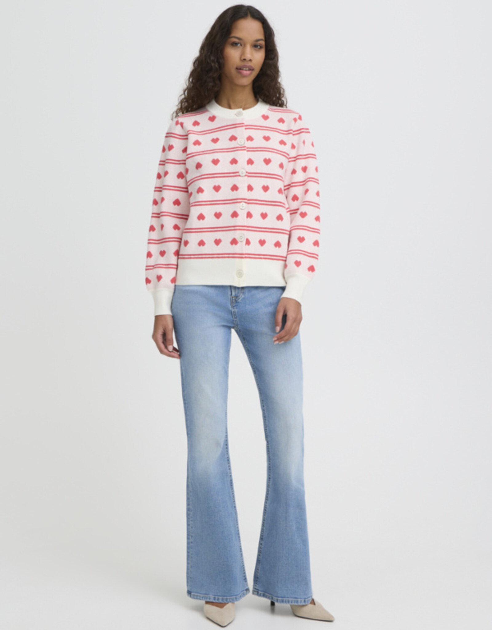 ICHI Ichi- Ihbrielle Cardigan SS26