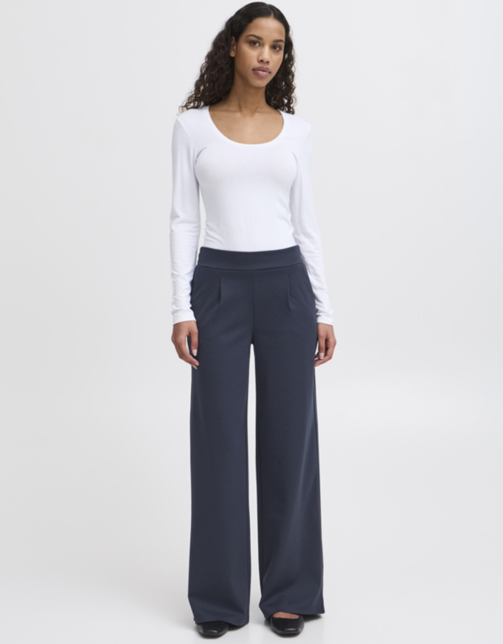 ICHI Ichi- Ihkate Sus Long wide leg Pant SS26