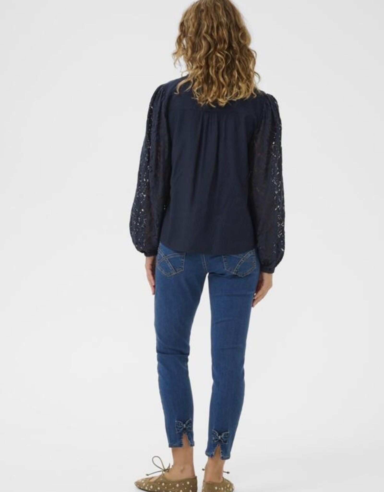 Cream Cream - CRLiselin Lace Blouse SS26