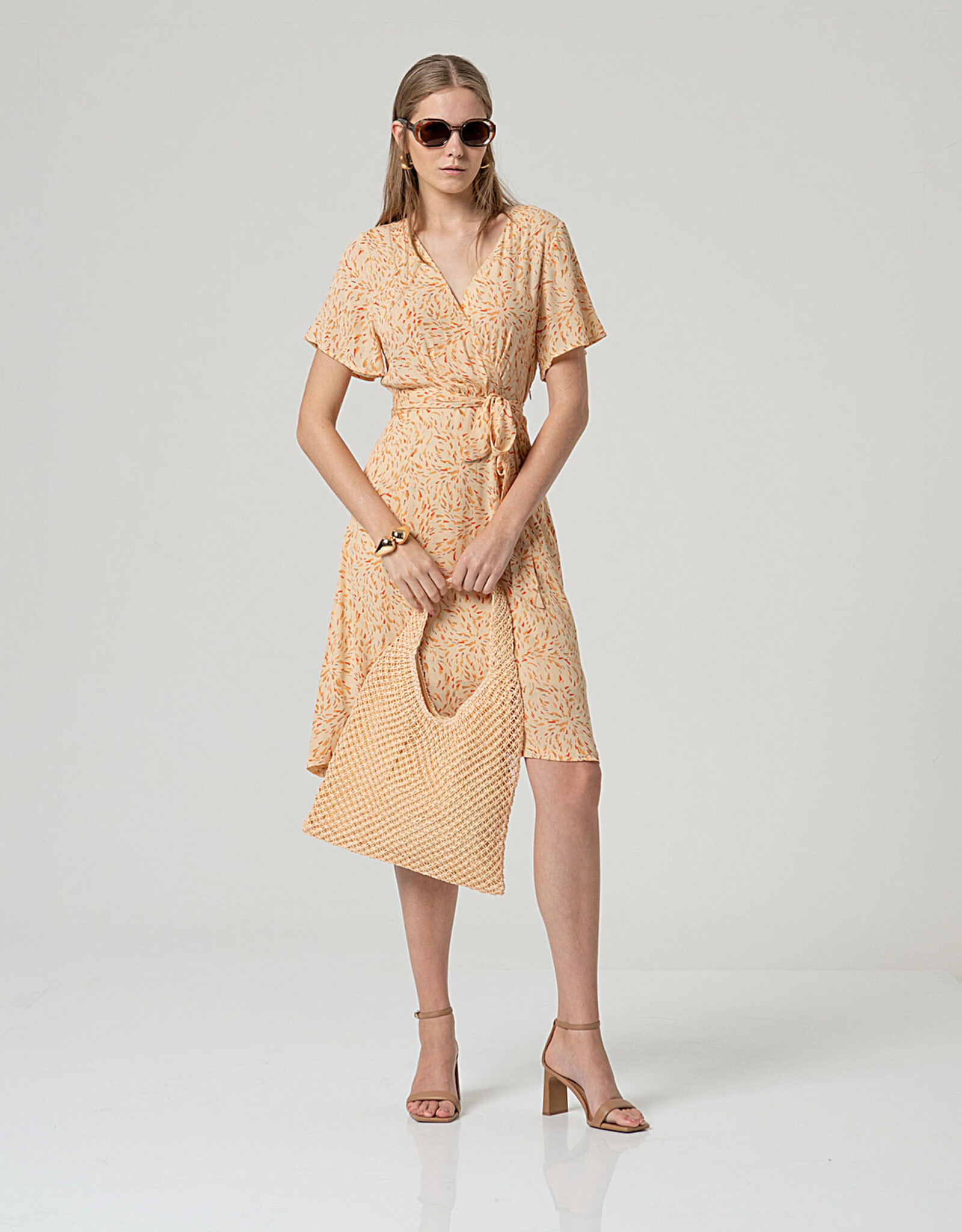 Surkana Surkana - 526KILA722 Cross-Over Midi Robe SS26
