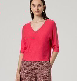 Surkana Surkana - 516BASO236 Batwing V-Neck Sweater SS26