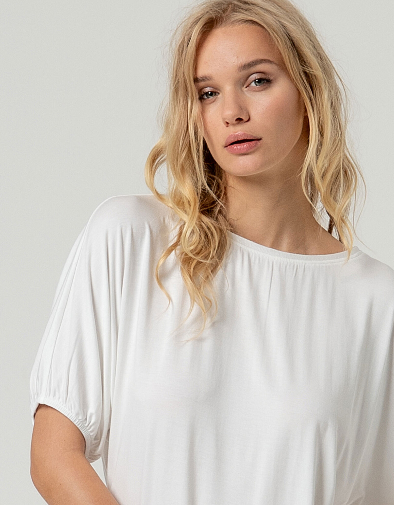 Surkana Surkana - 516BABO012 Puff Sleeve Short Sleeve Tee SS26