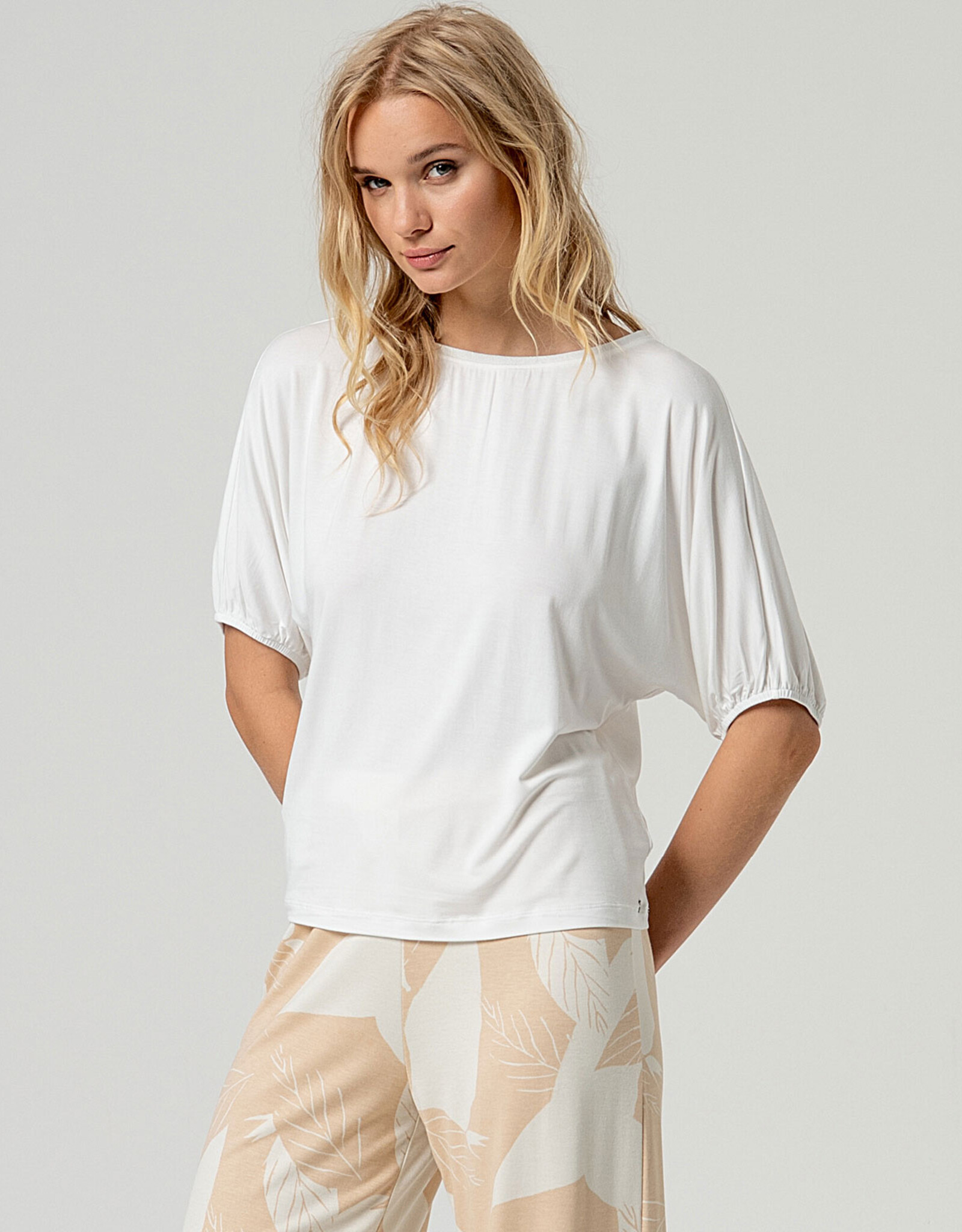 Surkana Surkana - 516BABO012 Puff Sleeve Short Sleeve Tee SS26