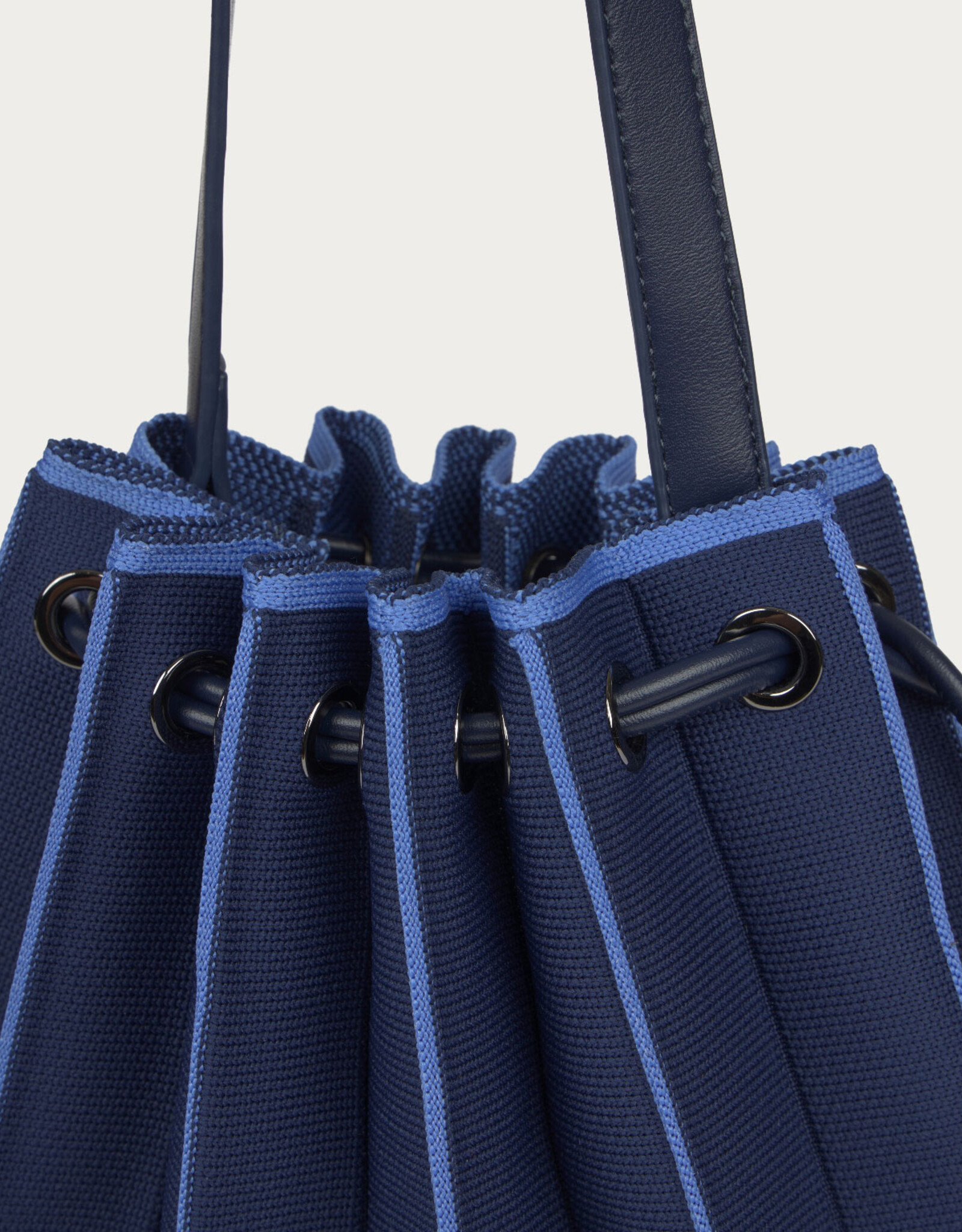 Surkana Surkana - 26KNIT524 Pleated Knitted Bag/Backpack with Inner SS26