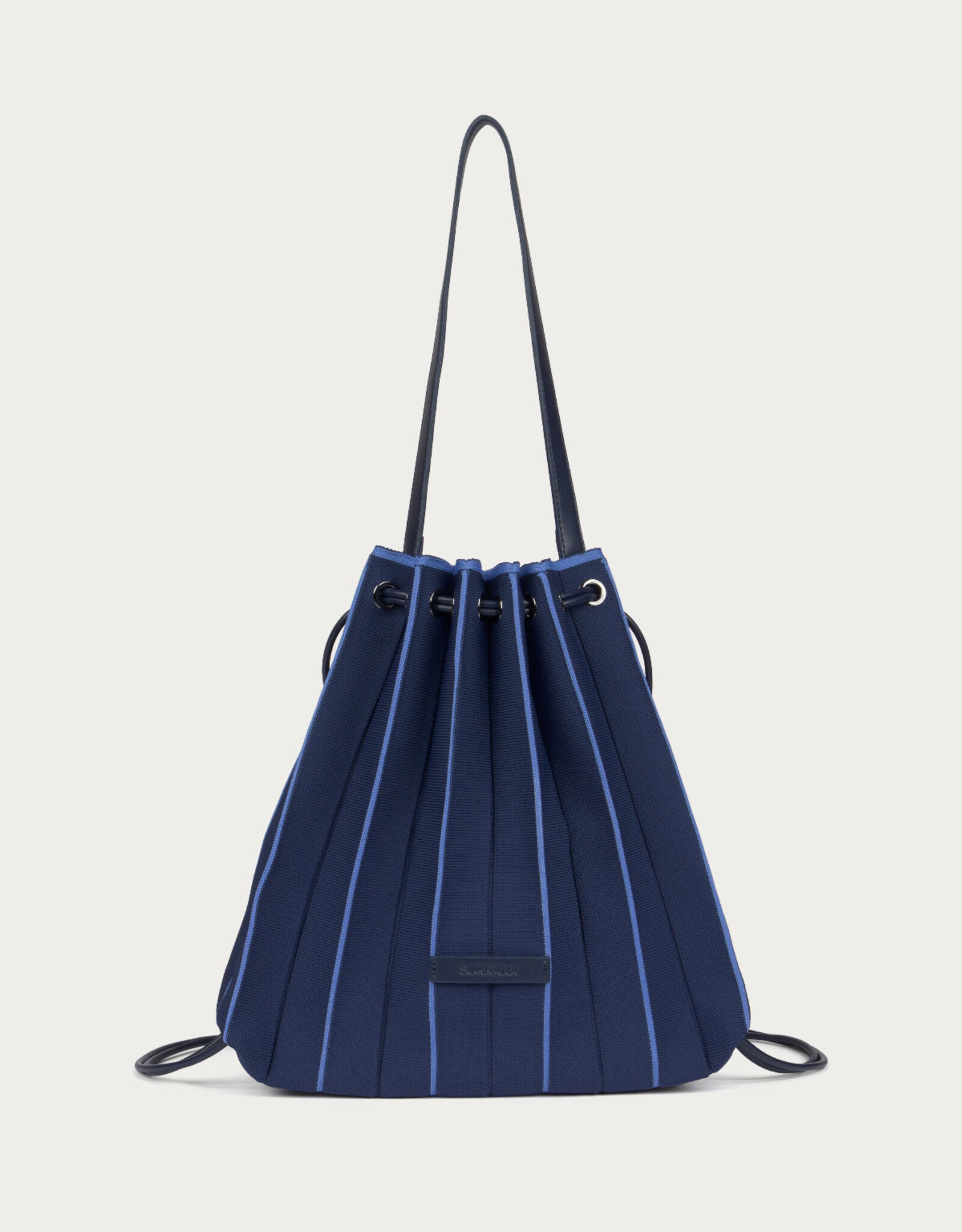 Surkana Surkana - 26KNIT524 Pleated Knitted Bag/Backpack with Inner SS26